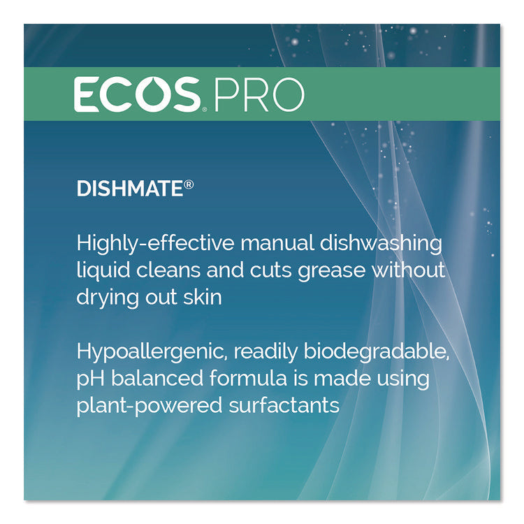 Dishmate Manual Dish Liquid, Free and Clear, 5 gal Pail