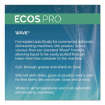 Wave Commercial Automatic Dishwasher Detergent, Free and Clear, 5 gal Pail
