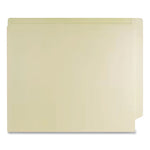Heavy-Duty End Tab Fastener Folders, 0.75" Expansion, 1 Fastener, Letter Size, Manila Exterior, 50/Box