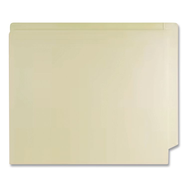 Heavy-Duty End Tab Fastener Folders, 0.75" Expansion, 2 Fasteners, Letter Size, Manila Exterior,  250/Carton