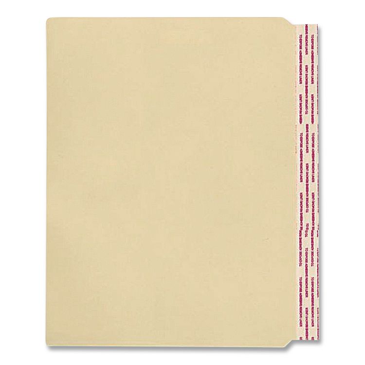 Standard Side-Flap Classification Folder Dividers, Letter Size, Manila, 100/Box