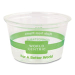 PLA Clear Cold Cups, 4 oz, Plastic, Clear, 1,000/Carton