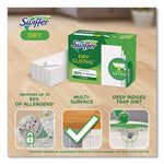 Dry Refill Cloths, White, 10.63" x 8", 32/Box, 4 Boxes/Carton