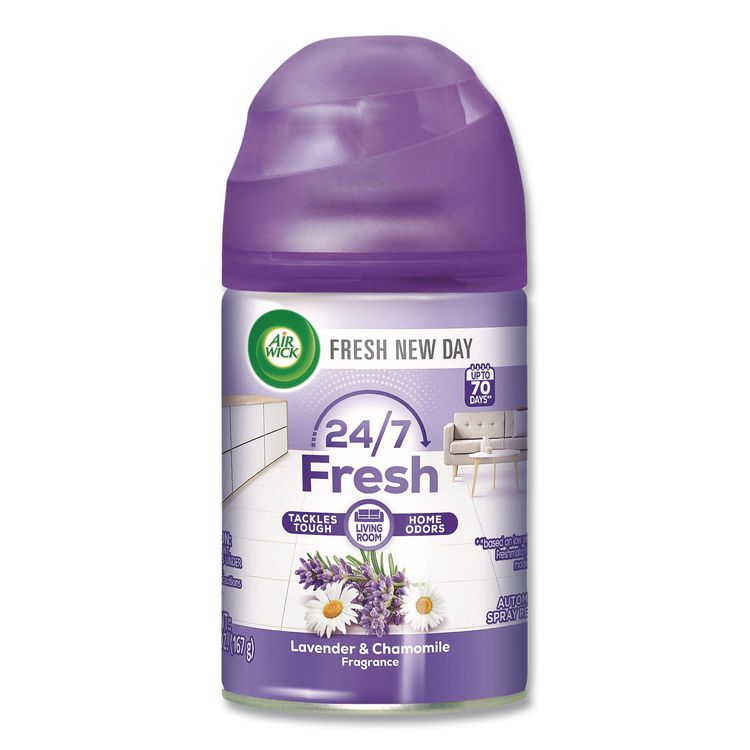 Freshmatic Ultra Automatic Spray Refill, Lavender/chamomile, 5.89 Oz Aerosol Spray, 6/carton