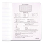 Composition Book, Wide/Legal Rule, Black Cover, (100) 9.75 x 7.5 Sheets