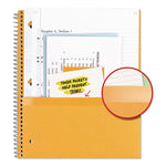 Wirebound Notebook, 5-Subject, Medium/College Rule, Randomly Assorted Cover Color, (200) 11 x 8.5 Sheets