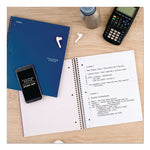 Wirebound Notebook, 5-Subject, Medium/College Rule, Randomly Assorted Cover Color, (200) 11 x 8.5 Sheets