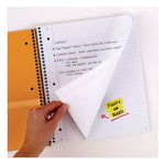 Wirebound Notebook, 5-Subject, Medium/College Rule, Randomly Assorted Cover Color, (200) 11 x 8.5 Sheets