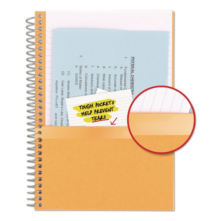 Wirebound Notebook, 2-Subject, Medium/College Rule, Randomly Assorted Cover Color, (80) 9.5 x 6 Sheets