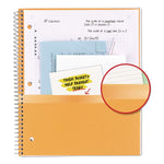 Wirebound Notebook, 1-Subject, Quadrille Rule (4 sq/in), Randomly Assorted Cover Color, (100) 11 x 8.5 Sheets