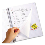 Wirebound Notebook, 1-Subject, Wide/Legal Rule, Assorted Cover Colors, (100) 10.5 x 8 Sheets, 6/Pack