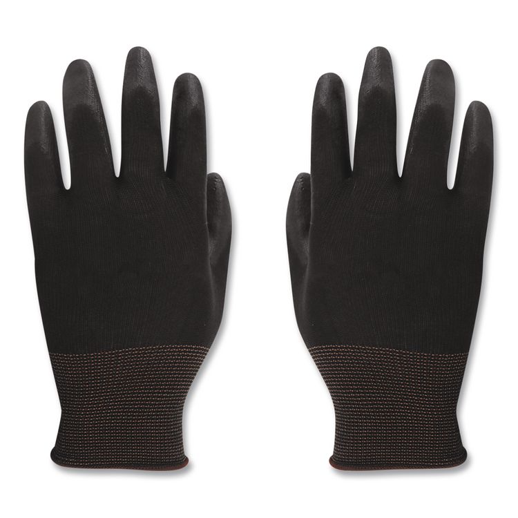 Palm Coated HPPE Gloves, X-Large (Size 10), Salt and Pepper/Black, 12 Pairs