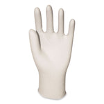 General-Purpose Latex Gloves, Powder-Free, Medium, 4.4 mil Thick, 12" Long, Natural, 100/Box