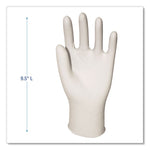 Powder-Free Synthetic Vinyl Gloves, X-Large, 4 mil Thick, 9.5" Long, Cream, 100/Box, 10 Boxes/Carton