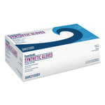 Powder-Free Synthetic Vinyl Gloves, Small, 4 mil Thick, 9.5" Long, Cream, 100/Box