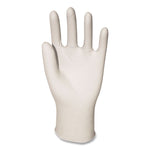 Powder-Free Synthetic Vinyl Gloves, Large, 4 mil Thick, 9.5" Long, Cream, 100/Box, 10 Boxes/Carton