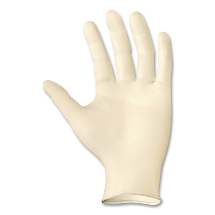 Powder-Free Synthetic Examination Vinyl Gloves, X-Large, 5 mil Thick, 9.5" Long, Cream, 100/Box, 10 Boxes/Carton