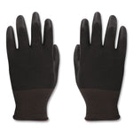 Palm Coated HPPE Gloves, Medium (Size 8), Salt and Pepper/Black, 12 Pairs