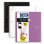 Wirebound Notebook, 1-Subject, Medium/College Rule, Assorted Cover Colors, (100) 11 x 8.5 Sheets, 3/Pack
