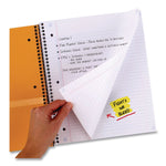 Wirebound Notebook, 1-Subject, Medium/College Rule, Assorted Cover Colors, (100) 11 x 8.5 Sheets, 3/Pack