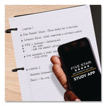 FLEX Notebinder, 5-Subject, Medium/College Rule, Randomly Assorted Cover Color, (60) 11 x 8.5 Sheets