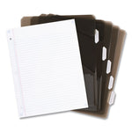 FLEX Notebinder, 5-Subject, Medium/College Rule, Randomly Assorted Cover Color, (60) 11 x 8.5 Sheets