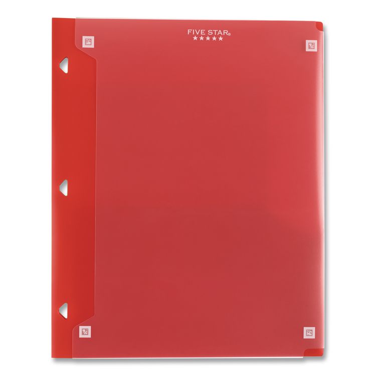 Two-Pocket Portfolio Clear View, 11" x 8.5", Randomly Assorted