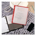 Two-Pocket Portfolio Clear View, 11" x 8.5", Randomly Assorted