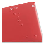 Two-Pocket Portfolio Clear View, 11" x 8.5", Randomly Assorted