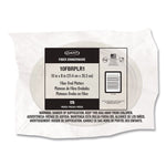 Compostable Molded Fiber Dinnerware, Platter, 10" Diameter, Natural, 500/Carton