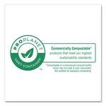 Compostable Molded Fiber Dinnerware, Platter, 12" Diameter, Natural, 500/Carton