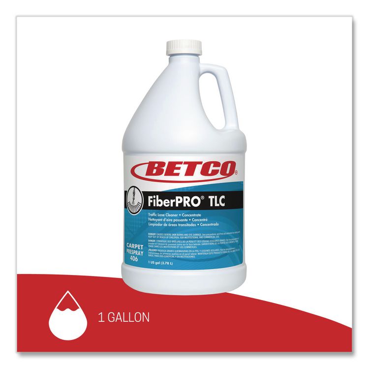 FiberPRO TLC, Pleasant Scent, 1 gal Bottle, 4/Carton
