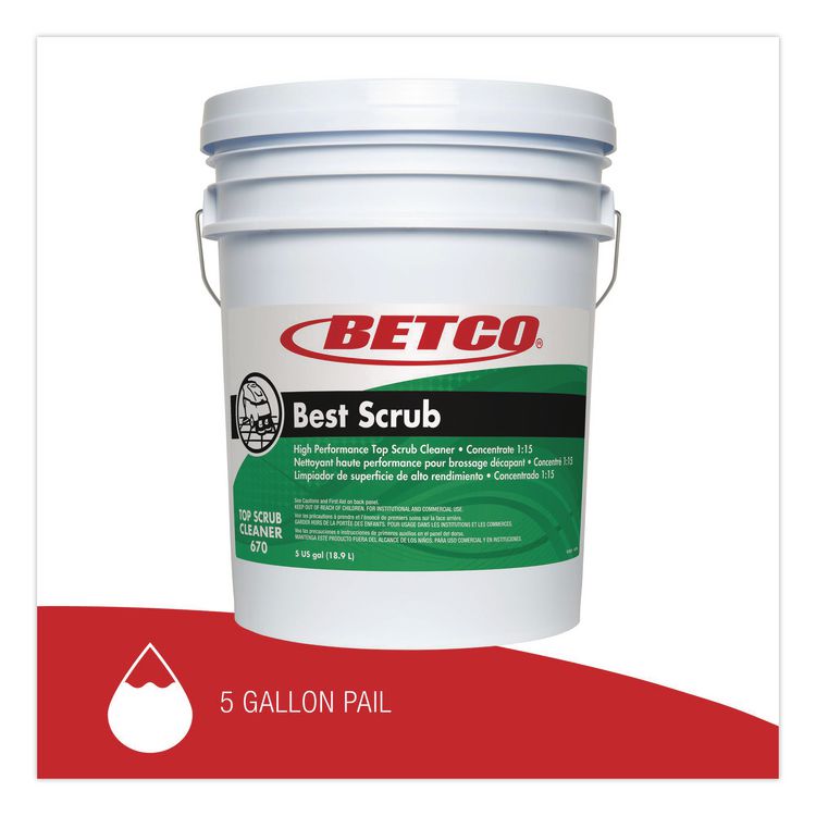 Daily Scrub SC Floor Cleaner, Pleasant Scent, 5 gal Pail