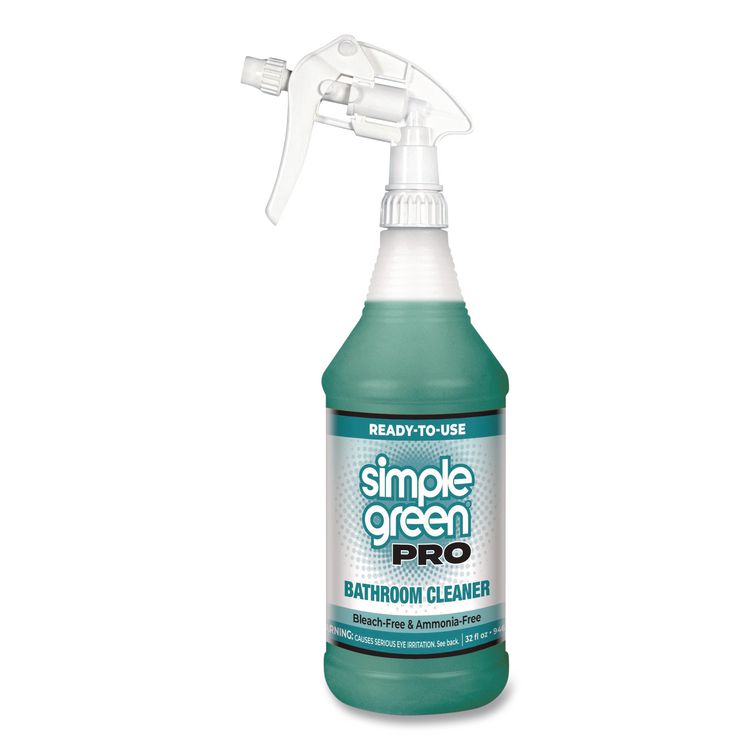 Pro Bathroom Cleaner Ready-To-Use, 32 oz Spray Bottle, 12/Carton