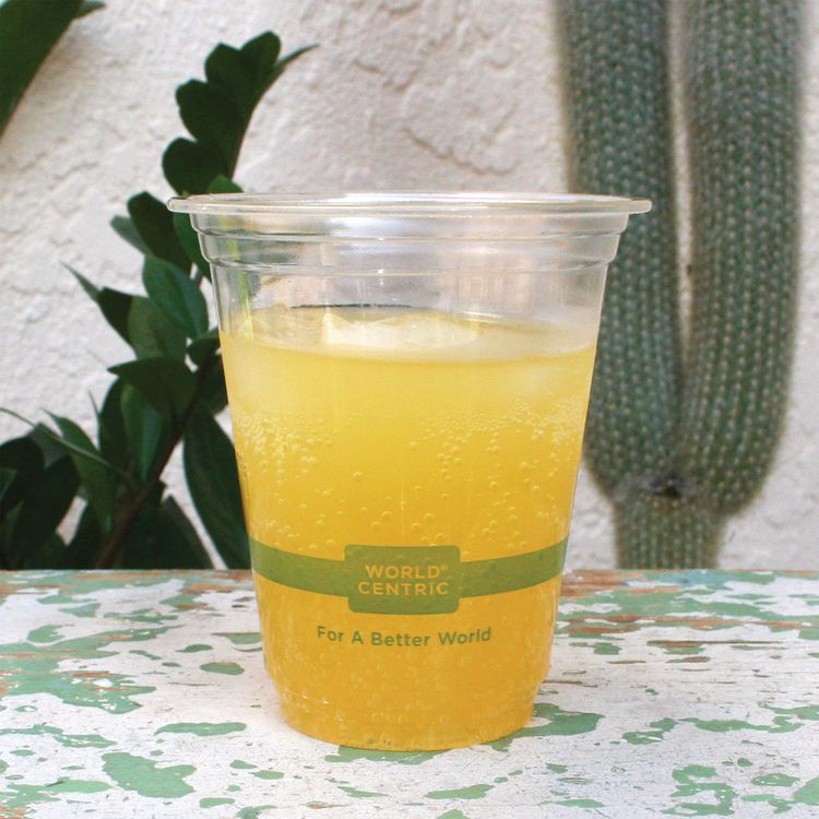 PLA Clear Cold Cups, 12 oz, Plastic, Clear, 1,000/Carton