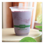PLA Clear Cold Cups, 12 oz, Plastic, Clear, 1,000/Carton