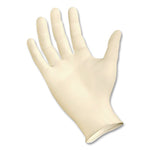Powder-Free Latex Exam Gloves, Small, 4.8 mil Thick, 9.5" Long, Natural, 100/Box, 10 Boxes/Carton