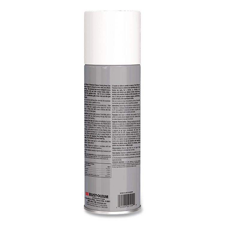 Professional Foaming Glass Cleaner Aerosol, 20 oz Aerosol Spray, 12/Carton