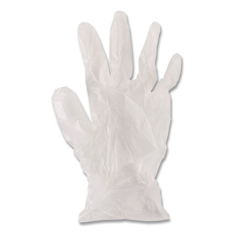 Exam Vinyl Gloves, Powder-Free, X-Large, 3.6 mil Thick, 13" Long, Clear, 100/Box