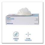 Exam Vinyl Gloves, Powder-Free, X-Large, 3.6 mil Thick, 13" Long, Clear, 100/Box