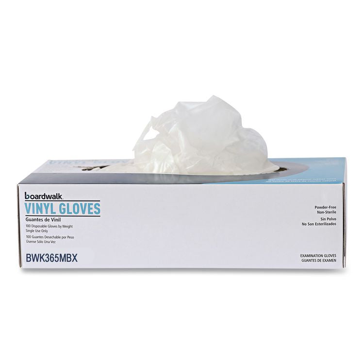 General Purpose Vinyl Gloves, Powder-Free, Medium, 2.6 mil Thick, 13" Long, Clear, 100/Box
