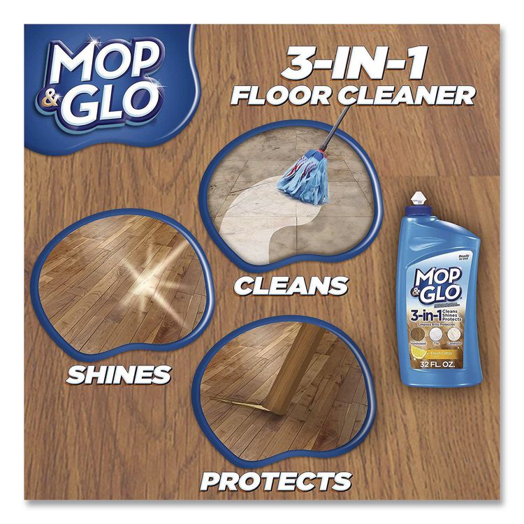 Ready to Use Multi-Surface Floor Cleaner, Fresh Citrus Scent, 32 oz Bottle, 4/Carton