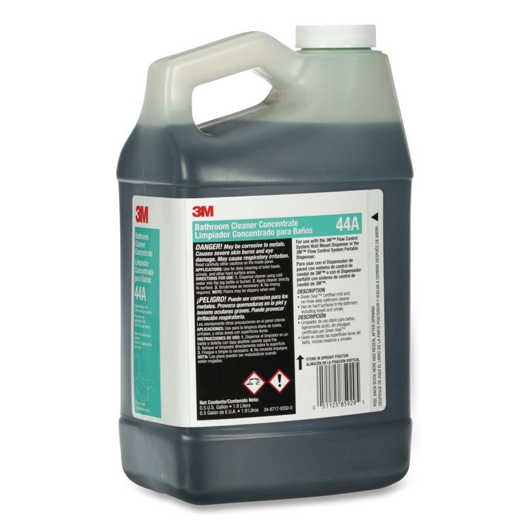 Bathroom Cleaner Concentrate 44A, Pleasant Scent, 0.5 gal Bottle, 4/Carton