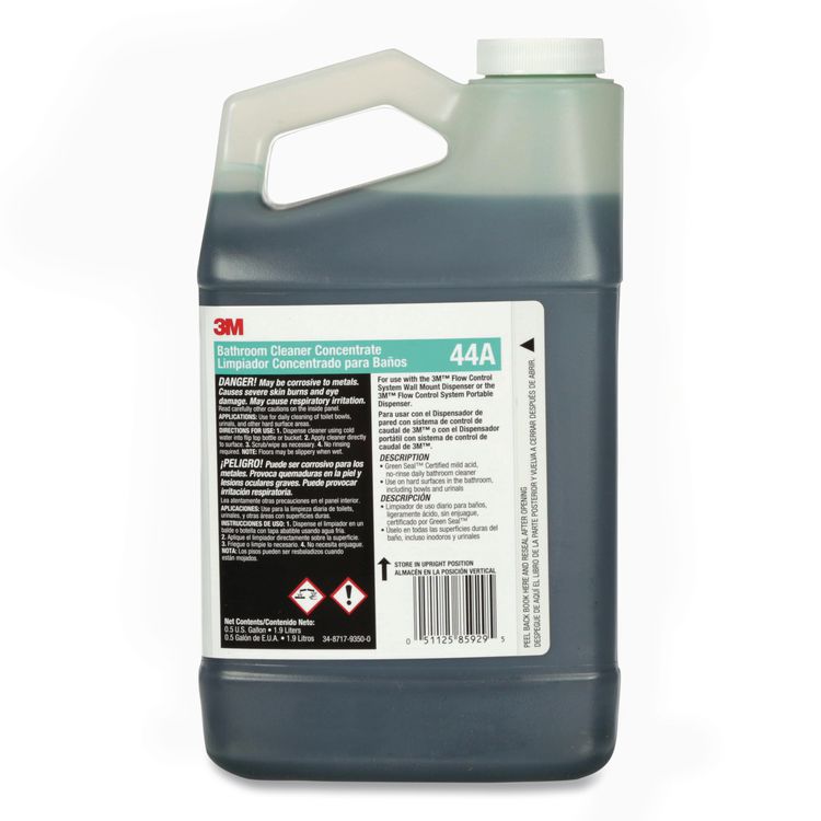 Bathroom Cleaner Concentrate 44A, Pleasant Scent, 0.5 gal Bottle, 4/Carton