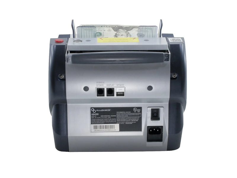 AccuBANKER AB4200 Commercial Bill Counter, Black/Gray (AB4200 MGUV)