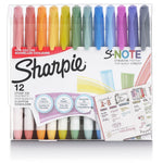 Sharpie S-Note Creative Marker, Chisel Tip, Assorted, 12/Pack (SAN2158060)