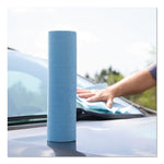 Automotive Wiper Rolls, 9.4 x 11, Blue, 55/Roll, 30 Rolls/Carton