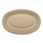 Fiber Bowls, Burrito Bowl, 32 oz, 9.7 x 5.3 x 1.6, Natural, Paper, 300/Carton