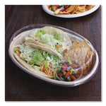 Fiber Bowls, Burrito Bowl, 18 oz, 8 x 5.3 x 1.6, Natural, Paper, 400/Carton