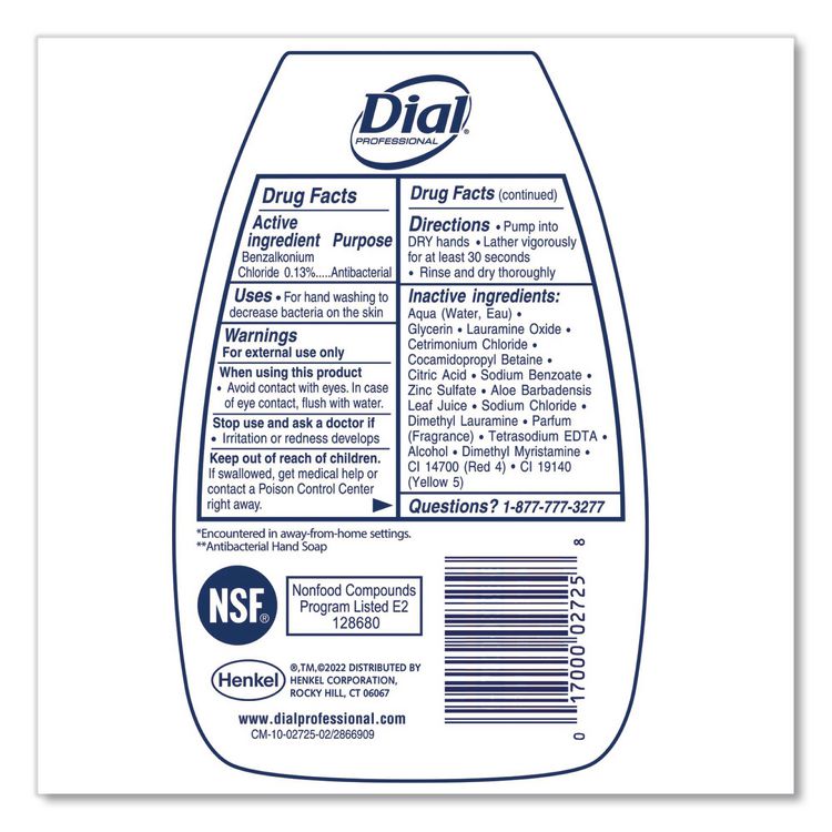Antibacterial Foaming Hand Wash, Original Scent, 7.5 oz, 8/Carton